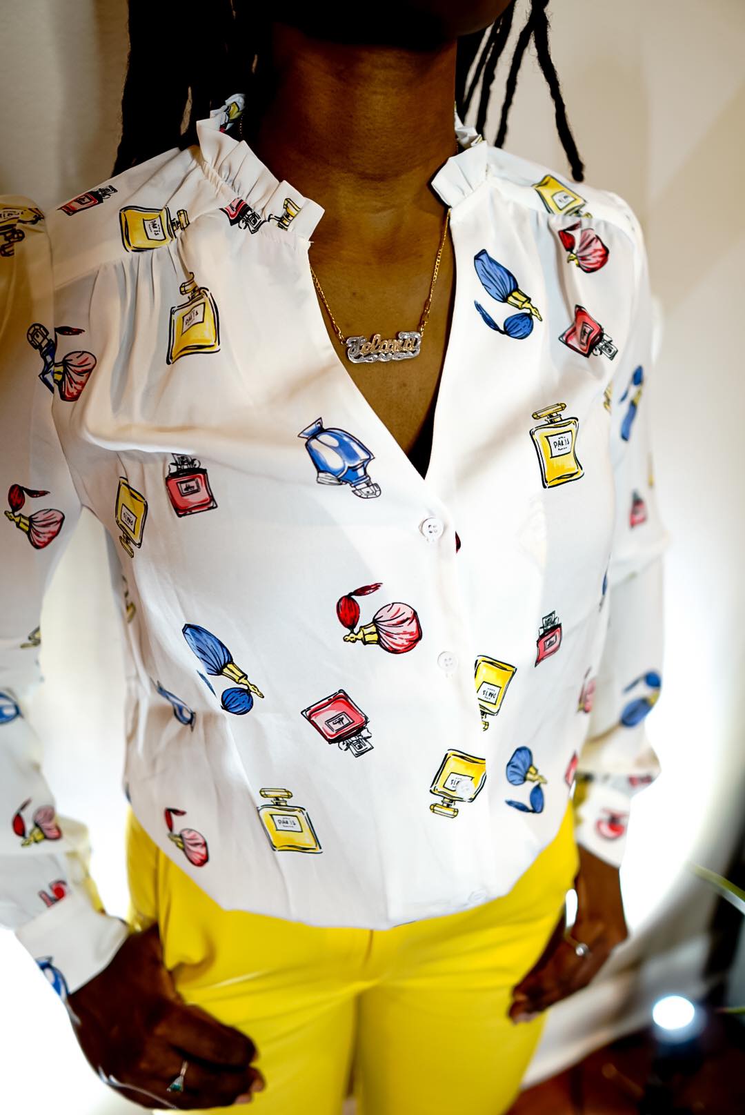 The "Chanel Perfume" Blouse