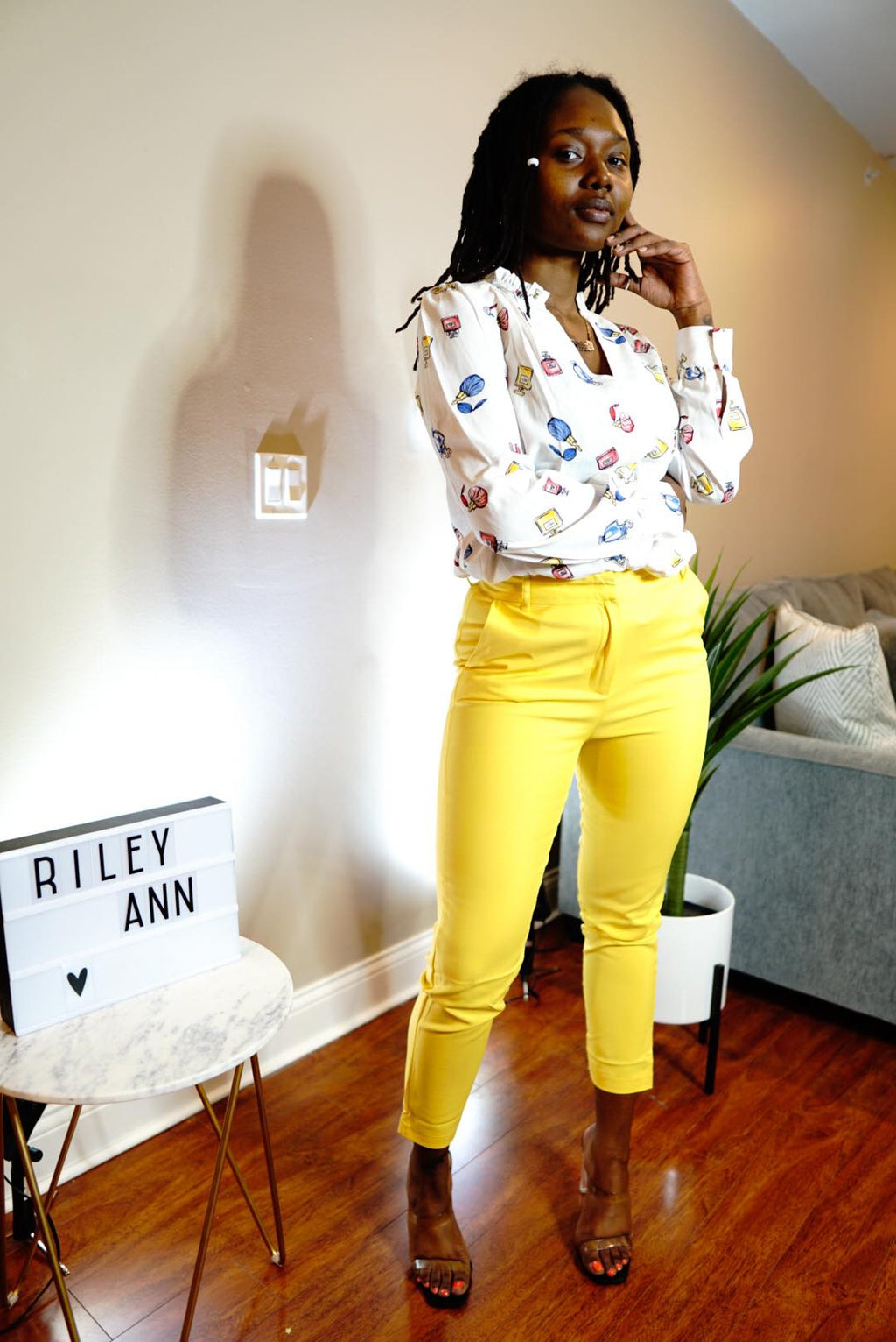 The "Chanel Perfume" Blouse