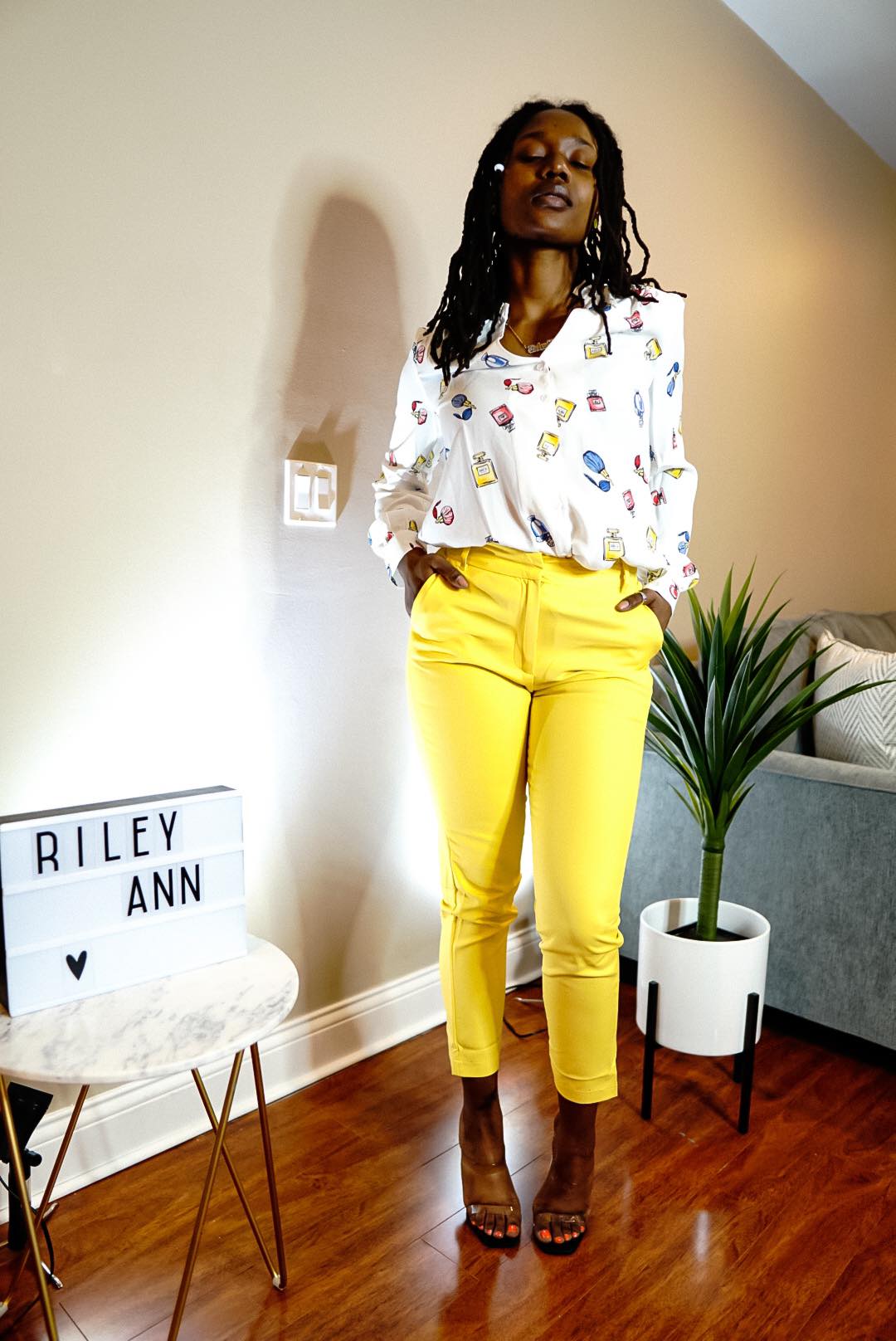 The "Stella Sunshine" High Waisted Pants