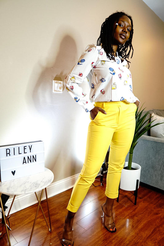 The "Stella Sunshine" High Waisted Pants