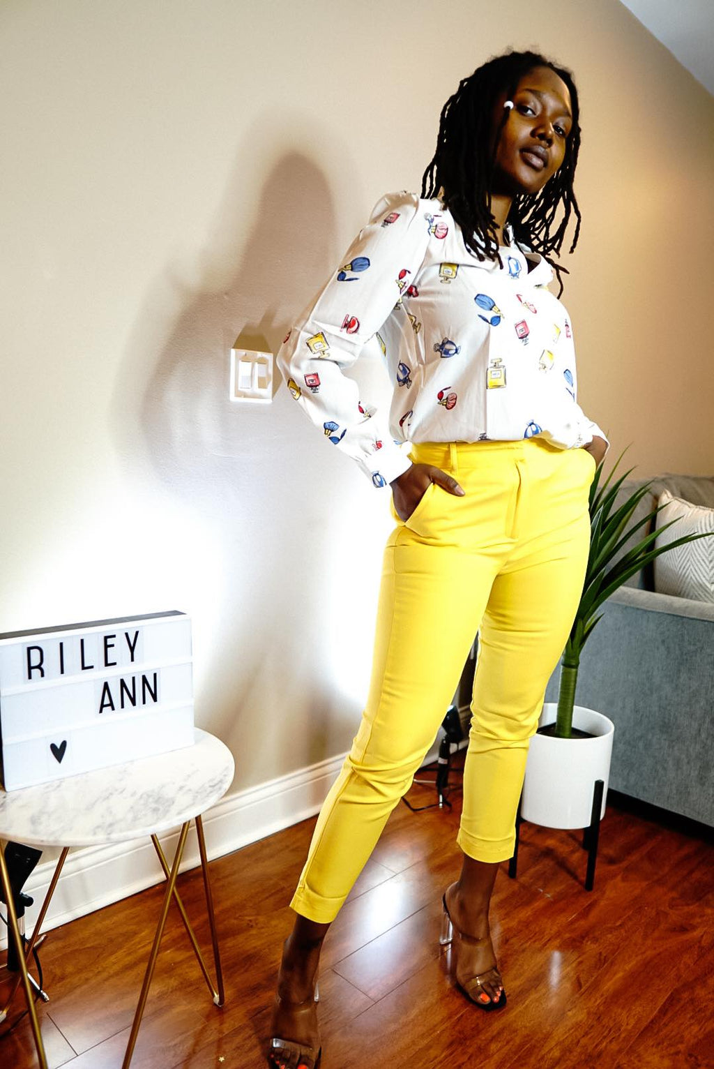 The "Stella Sunshine" High Waisted Pants