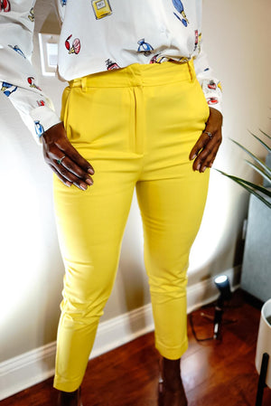 The "Stella Sunshine" High Waisted Pants