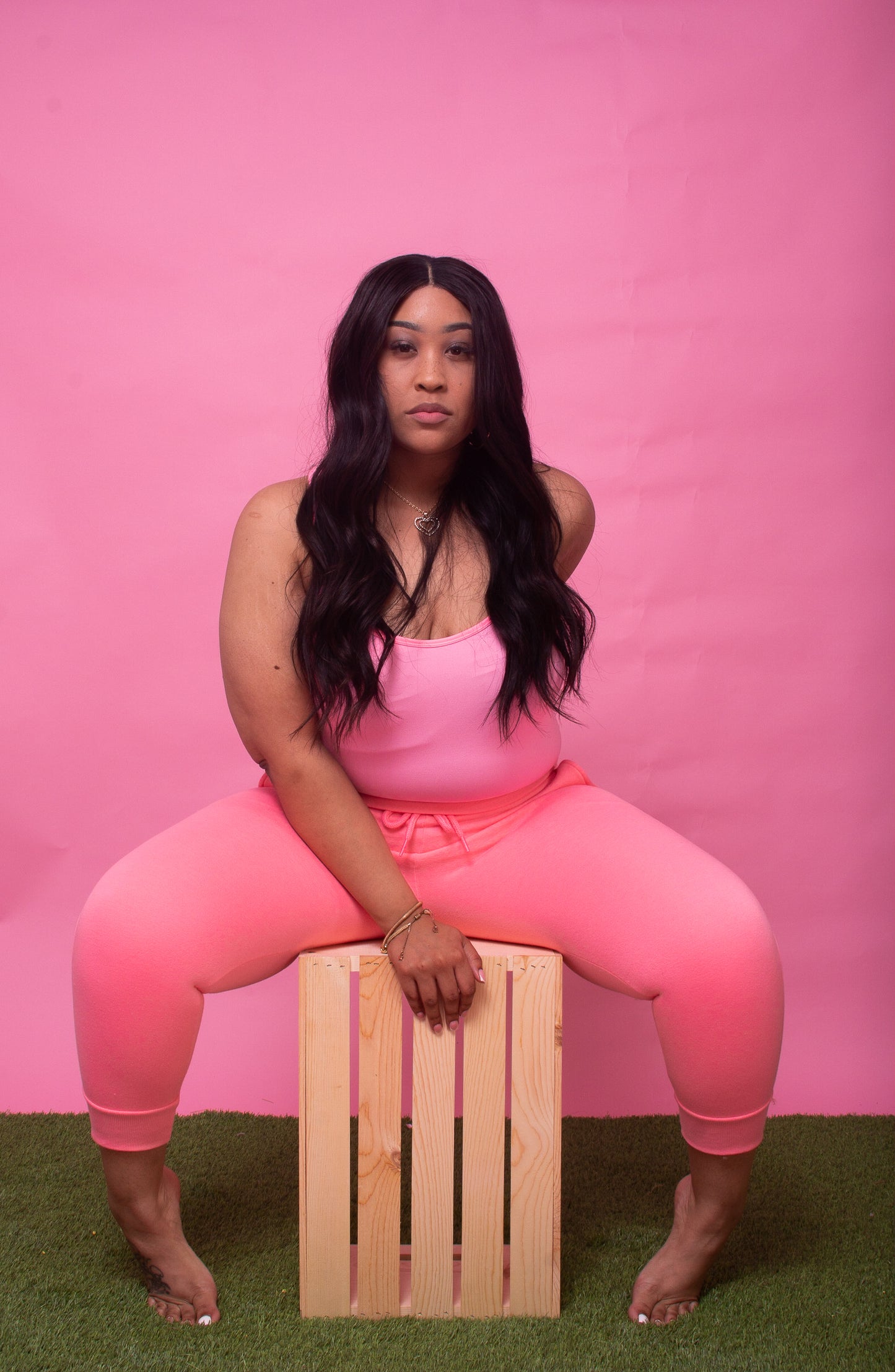 The "Spring Fun" Joggers (Bright Pink)