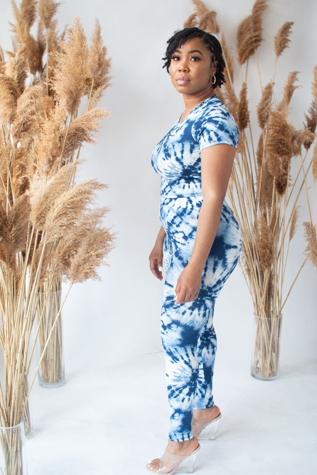 The "Tie- Dye N Chill" Set (Navy)